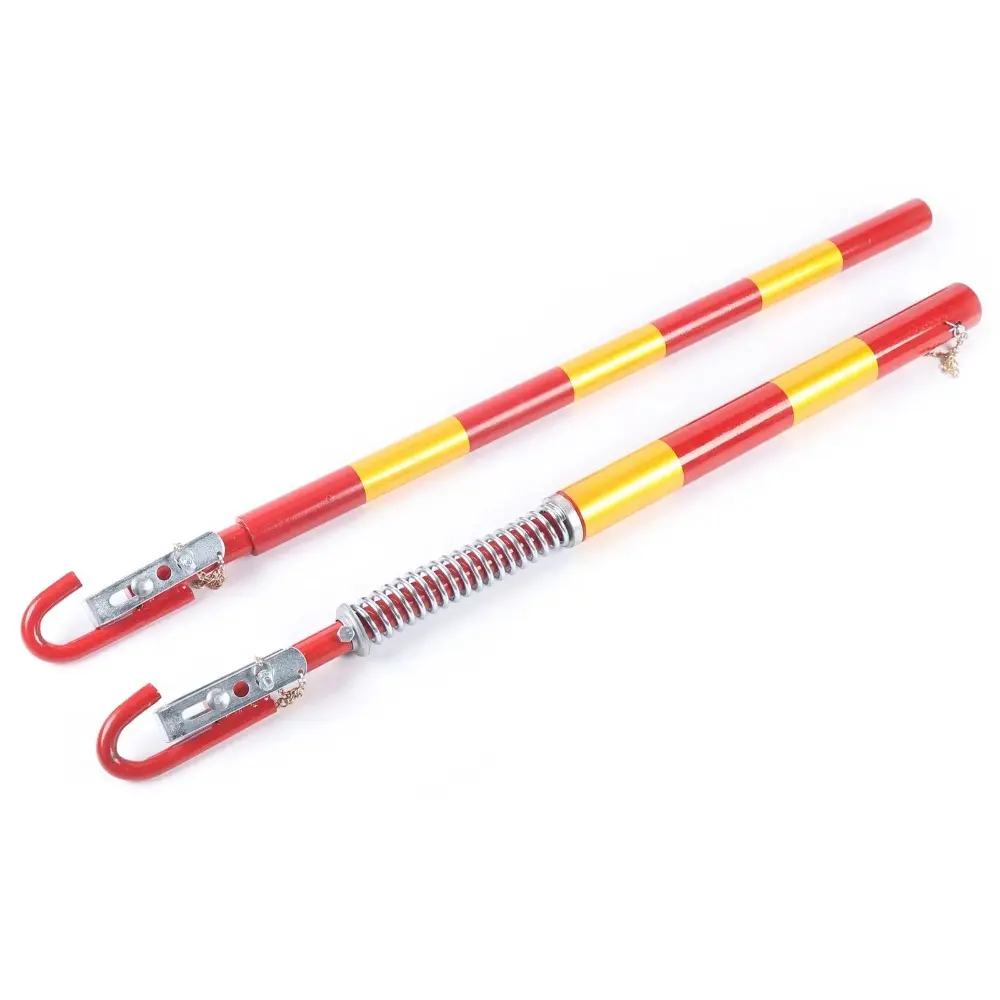 For Car Van Truck 5T Steel Towing Pole Tow Bar Recovery Spring Damper