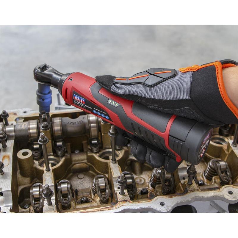 Sealey SV12 Series 3/8"Sq Drive Cordless Ratchet Wrench 12V - Body Only CP1202 2