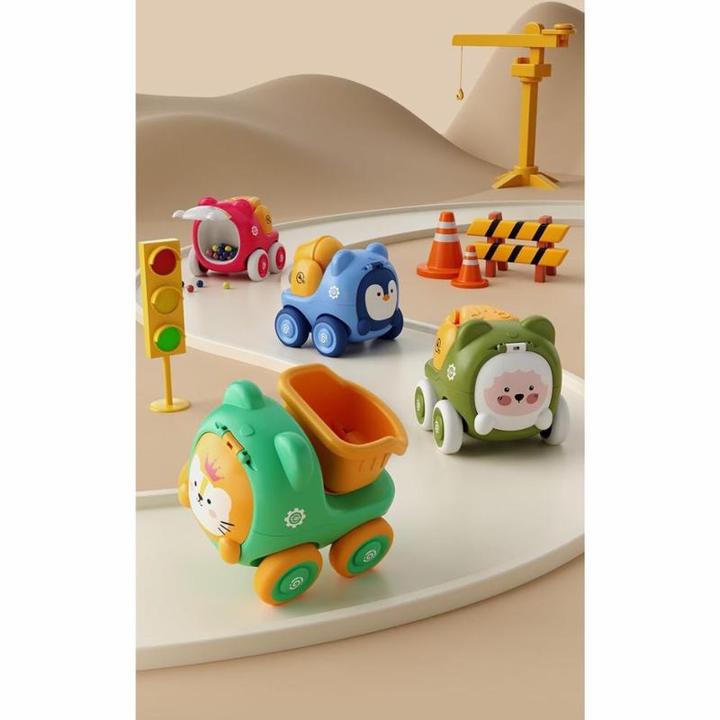 Sam's Truck Toys - Lion and Sheep Set, Safe and Engaging Baby Toys for 1 Year Old Boy and Up, Perfect Toddler Toys Gift for 2 Year Old Boys 2