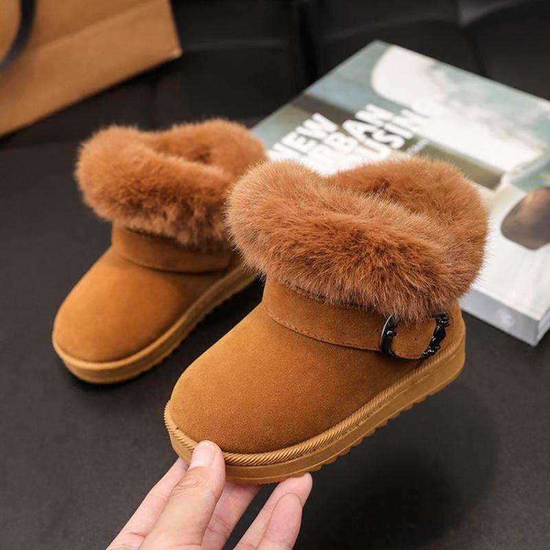 Girls snow boots - Festive Winter Snow Boots - Soft Faux Fur, Rubber Soles, Cute Designs - Fall and Winter Play - Little Girls -  For Warmth, Comfort, and Style - Winter Wonderland Adventures Await 8