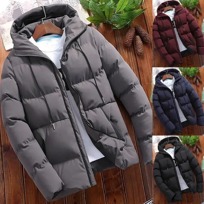 Men's Winter Coat Men's Casual Jacket Warm hooded thick down jacket Men's Winter Coat Outdoor wear men's 5