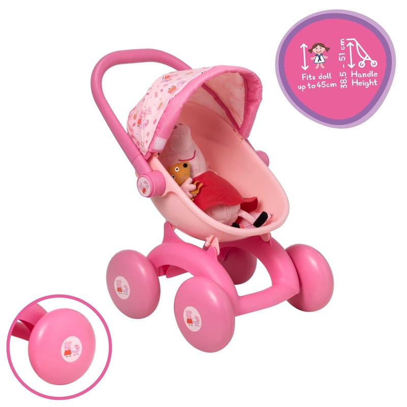Peppa Pig 4-IN-1 My First Dolls Pram 8