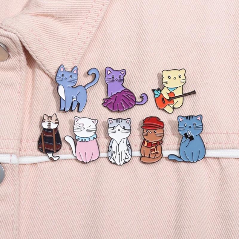 Taylor Swift Pop Artist Inspired “Eras as Cats!” Pin Badge Brooches 1