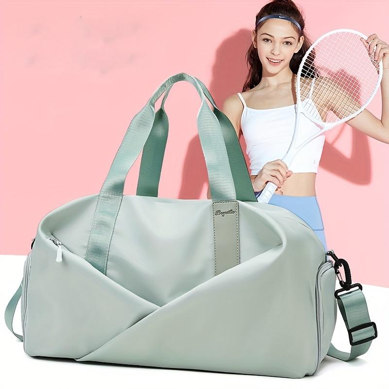 Product Introduction of Women's Yoga Fitness Sports Bag, Dry And Wet Separation Training Bag, Portable Large Capacity Portable Bag, For Business Trip Travel 0