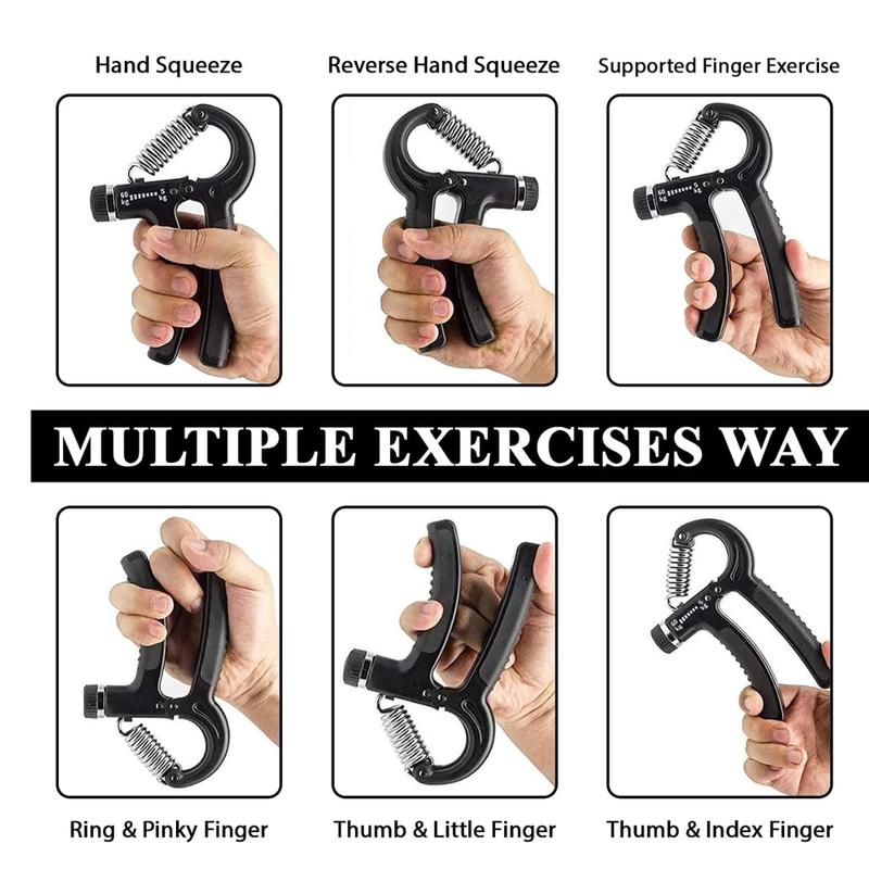 Hand Grip Strengthener 5-60 kg Resistance Stainless Steel Springs 2