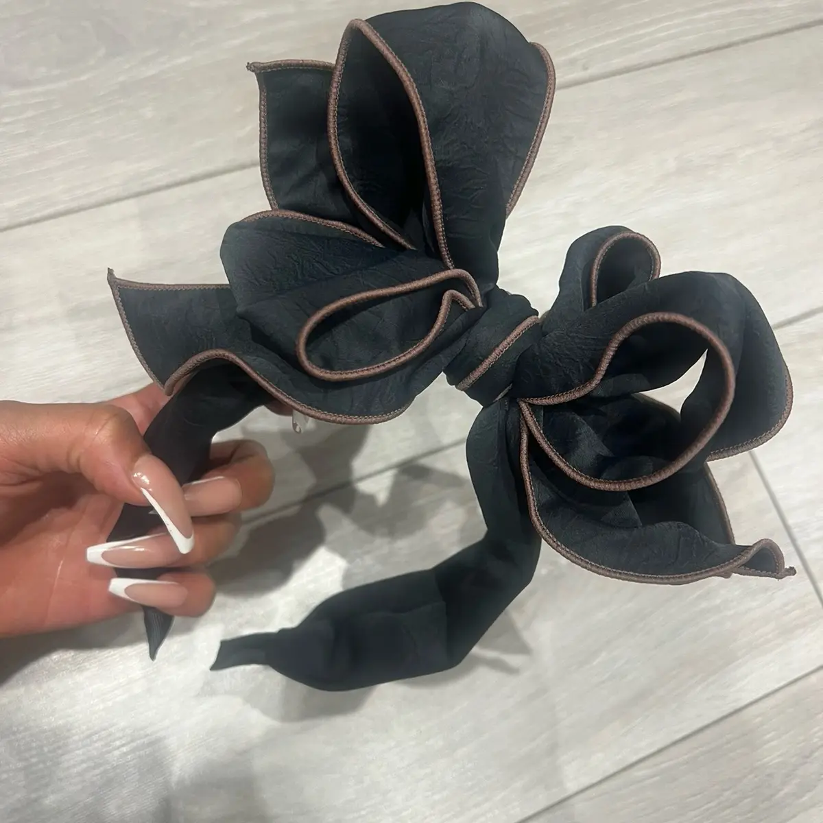Black Bow Headband for Women - Fashion Hair Accessory