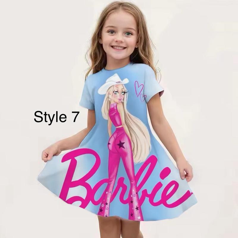 Girls Barbie Summer Dresses 6