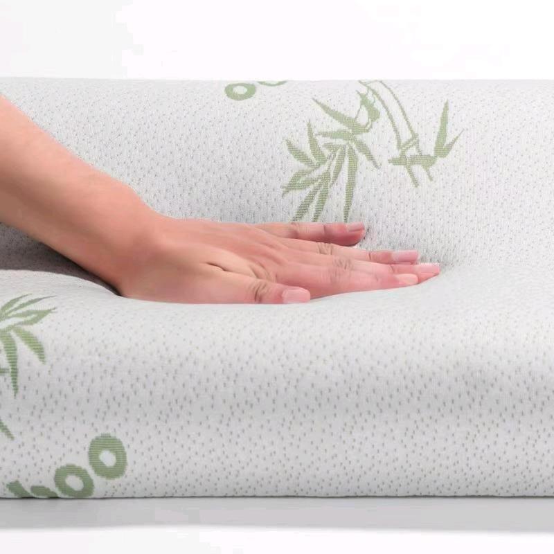 luxury bamboo foam pillow • White •  Soft • Back Support • Washable 2