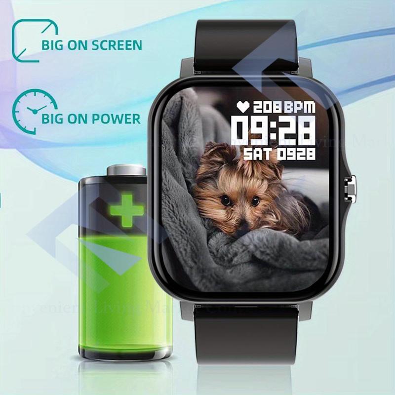 Product Introduction of Men's & Women's Smart Watch: Track Calories, Heart Rate, Sleep, Blood Pressure & More! Compatible With Android & IOS. Devices Wearable Smartphone( non-watertight) 5