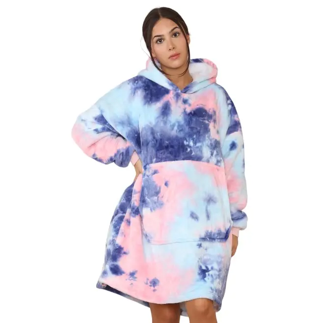 MS9 Oversized Blanket Hoodie Fleece Top With Sherpa Soft and Warm Lining | 15 Colours Available Comfort | Style Minimalist Pullover Basic Vibe Polyester Womenswear Sweaters Fits Long Sleeves 5