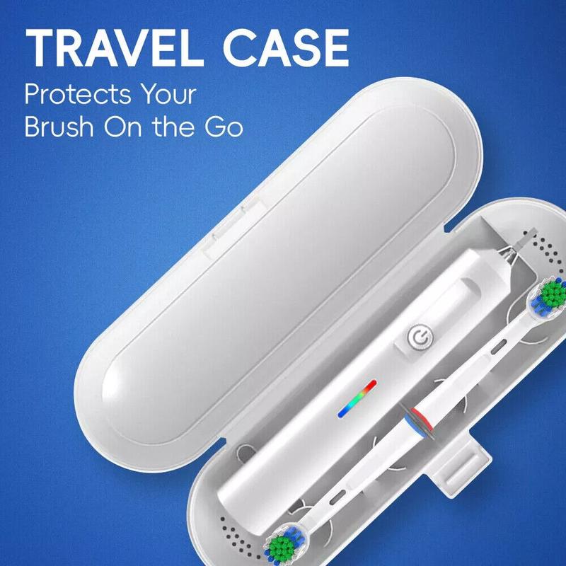 Product Introduction of Pro Electric Toothbrush Rechargeable with Rotating Brush Heads and Timer Modes - USB-Type C Charging Pressure Control Multi-Speed Cleaning Unique Round Head Long Battery Life Portable durable 11