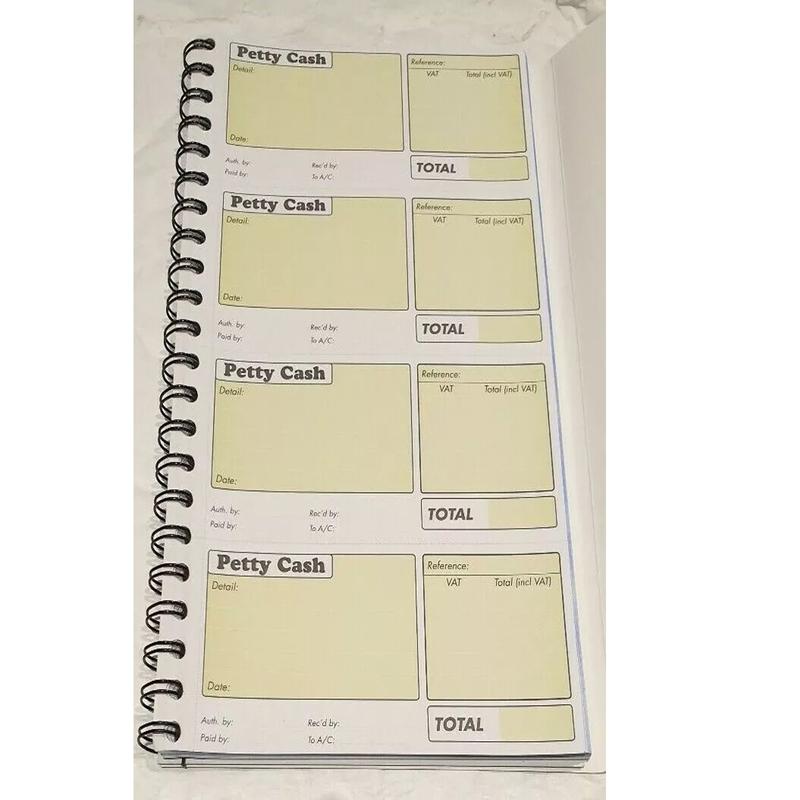 Pukka Pads Petty Cash Book 153x280mm (PET11/2/200) | Single Price | Ideal for Tracking Office, Business, or Personal Expenses | Durable and Easy-to-Use Financial Record Book 4