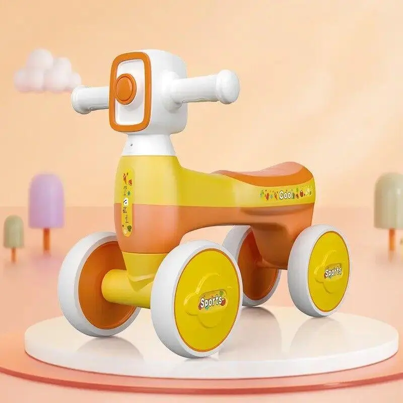 Baby sliding Balance Bike Toddler First Bike No Pedal Infant Baby Walker Riding with Music. 0