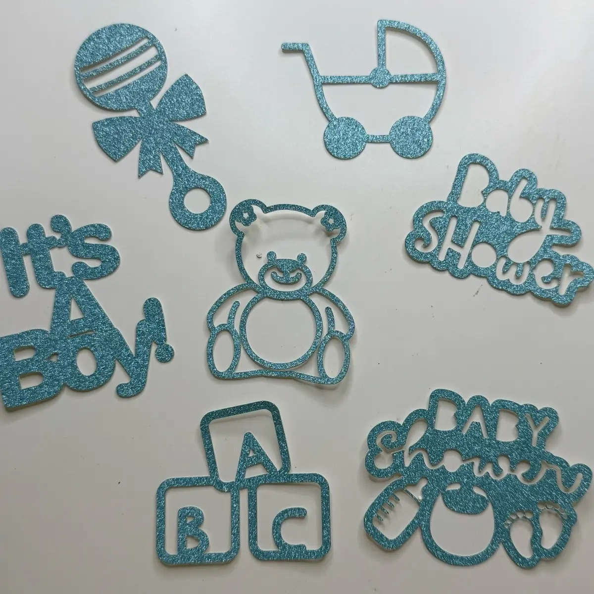 Baby shower cupcake toppers mixed pack of 12 Set Ornaments Decor Decoration Friend
