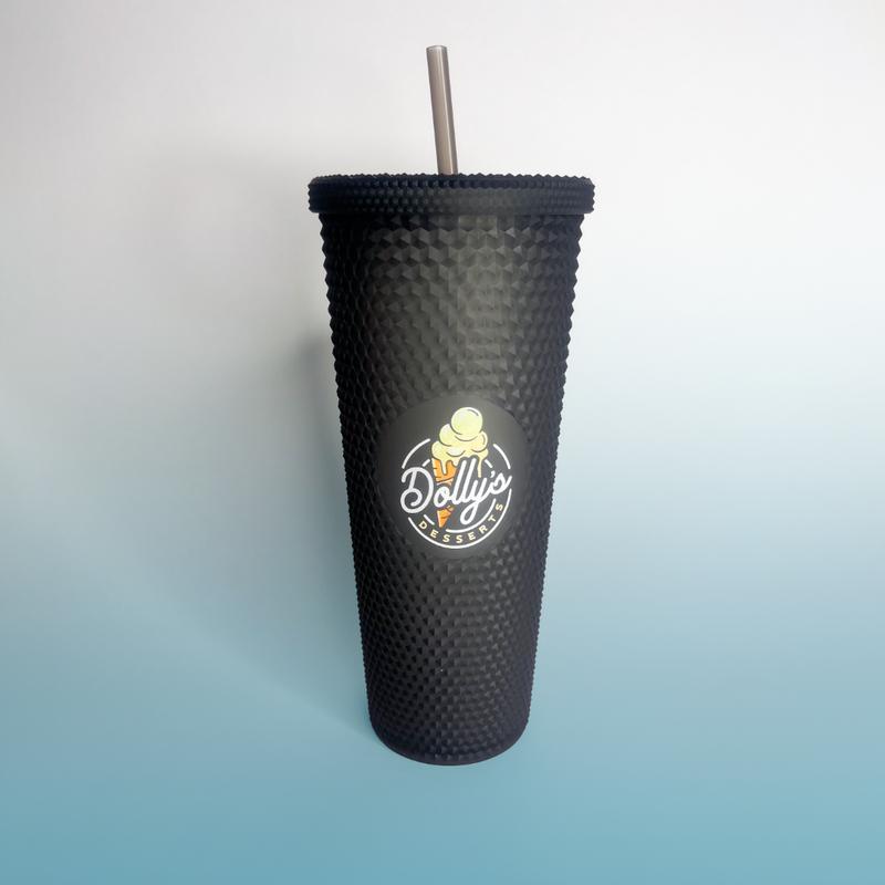 Dolly's 24oz Tumbler and Dessert Topping Bundle 2