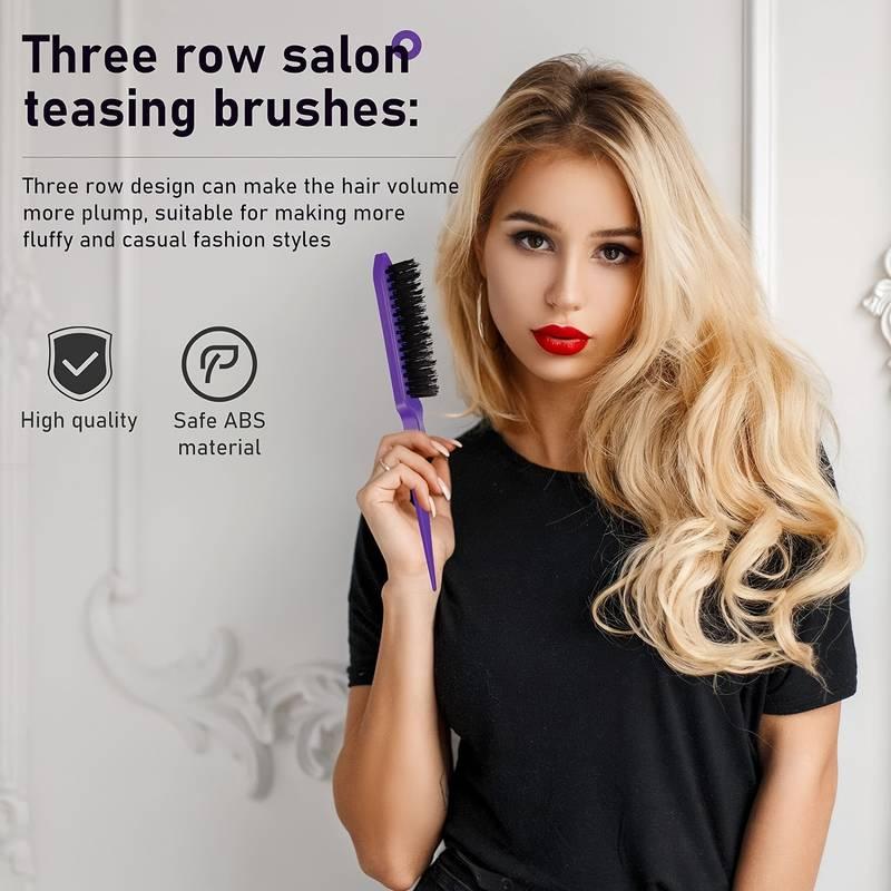 12 Pcs Hair Brush Set with Silicone Scalp Massager, Rat Tail Comb, and Spray Bottle - Perfect for All Hair Types and Travel Needs, Soft Scalp Massager for Baby Shower Detangling Hair Brushes with Wide Tooth Combs for Baby Girls Boys. Haircare Heatless 7