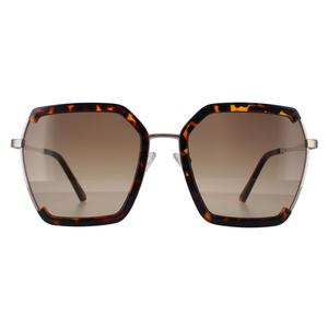 Guess Sunglasses GF0418 52F Dark Havana Brown Gradient for Female - Womenswear - Womens - Eyewear - Summer Sunglasses