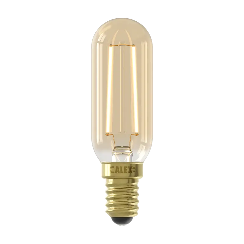 Calex Warm Filament LED Lamp - E14 - T25 - Gold - 3.5W - Dimmable 0