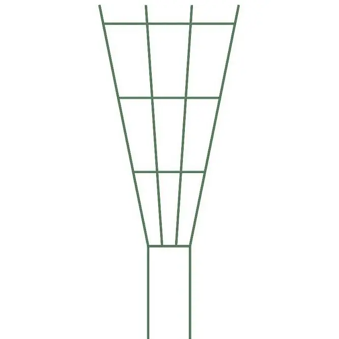 Green Fan Pot Trellis for Home Garden and Plant Display - Perfect for Displaying Your Plants 0