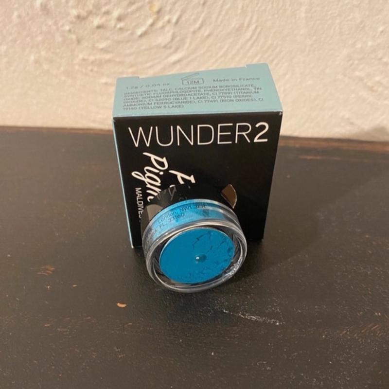 WUNDER2 Pure Pigments MALDIVES BLUE 1.2g - Cosmetic Makeup Pigment 1