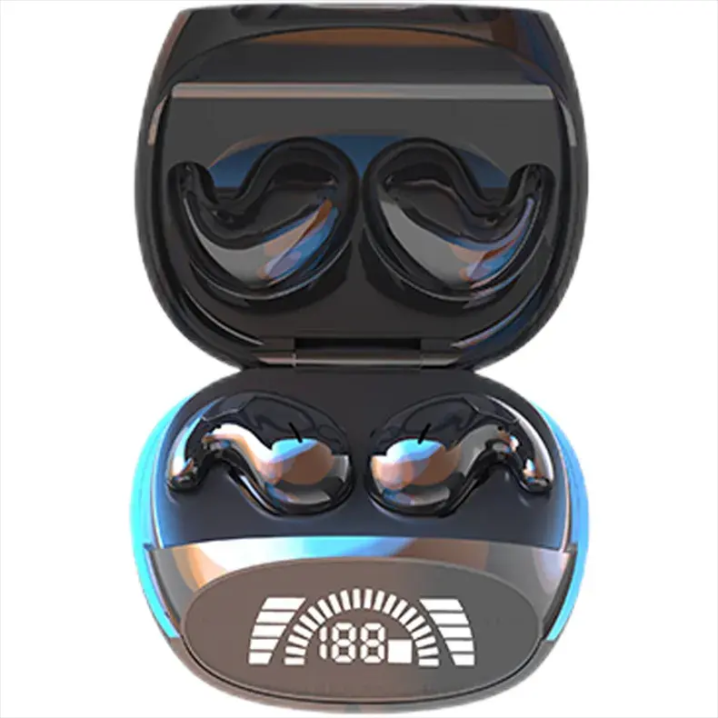 SK Ultra-thin Sleep Headphones 5.3 Wireless Bluetooth Headset Invisible Earbuds Hidden In Ear Button Sports Earphones Waterproof Audio Charging
