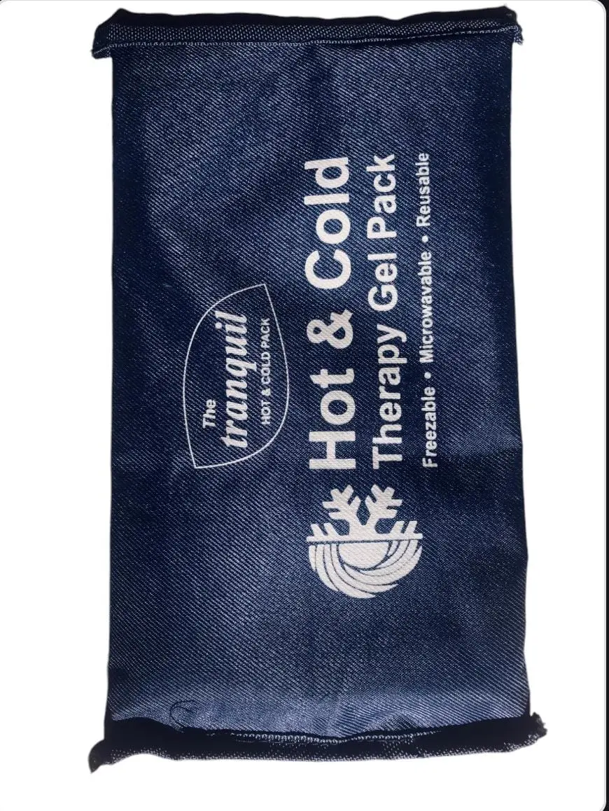 Ice Pack for Hot & Cold Therapy Gel Pack - Hot & Cold Relief, Reusable, Freezable & Microwaveable, Pain & Muscle Soreness, Arm, Leg, Knee, Shoulder, Back Pain Relief, Compression Pack & Strap