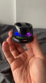 Product Review of G300 Magnetic Bluetooth-compatible Speaker, Rechargeable Portable Speaker with RGB Light, Small Speaker for Camping, Parties and Desktop from l**4 0