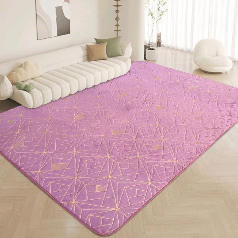 LUXURY NON SLIP MACHINE WASHABLE STAR MARBLE EFFECT RUGS 90X190CM 160X230CM 3