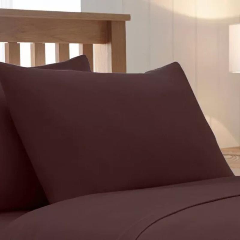 Product Introduction of 2x Luxury Polycotton Plain Pillowcases Standard Size 50x75cm Housewife Pair Vibrant Multiple Colors Easy Care 9