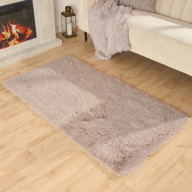Sienna Fluffy Rug Anti-Slip/Skid Shaggy Large Bedroom Non-Shed Floor Carpet Mat 5
