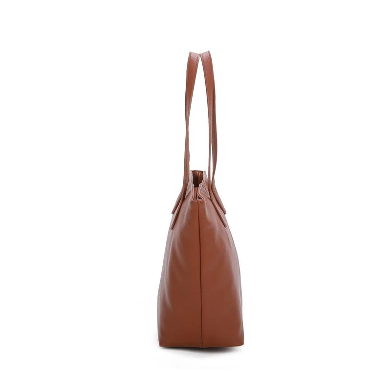 Large Women's Shoulder Bag with Contrast Handle for Work and Travel 3