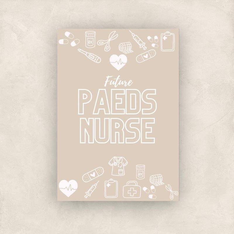 Student Nurse Planner, Weekly Undated, Paediatrics, Mental Health, Learning Disabilities Nurse, Wirobound, Meds Learning Tracker, Placement Tracker 1