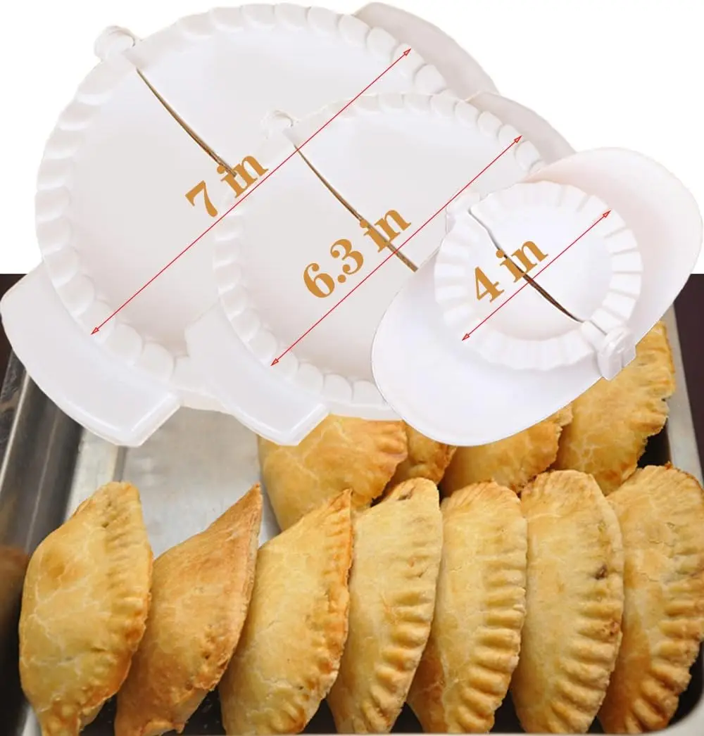 Kitchen Meat Large Dumpling & Pie Maker – Multi-Purpose Pastry Cutter for Homemade Pies, Ravioli & Pasties