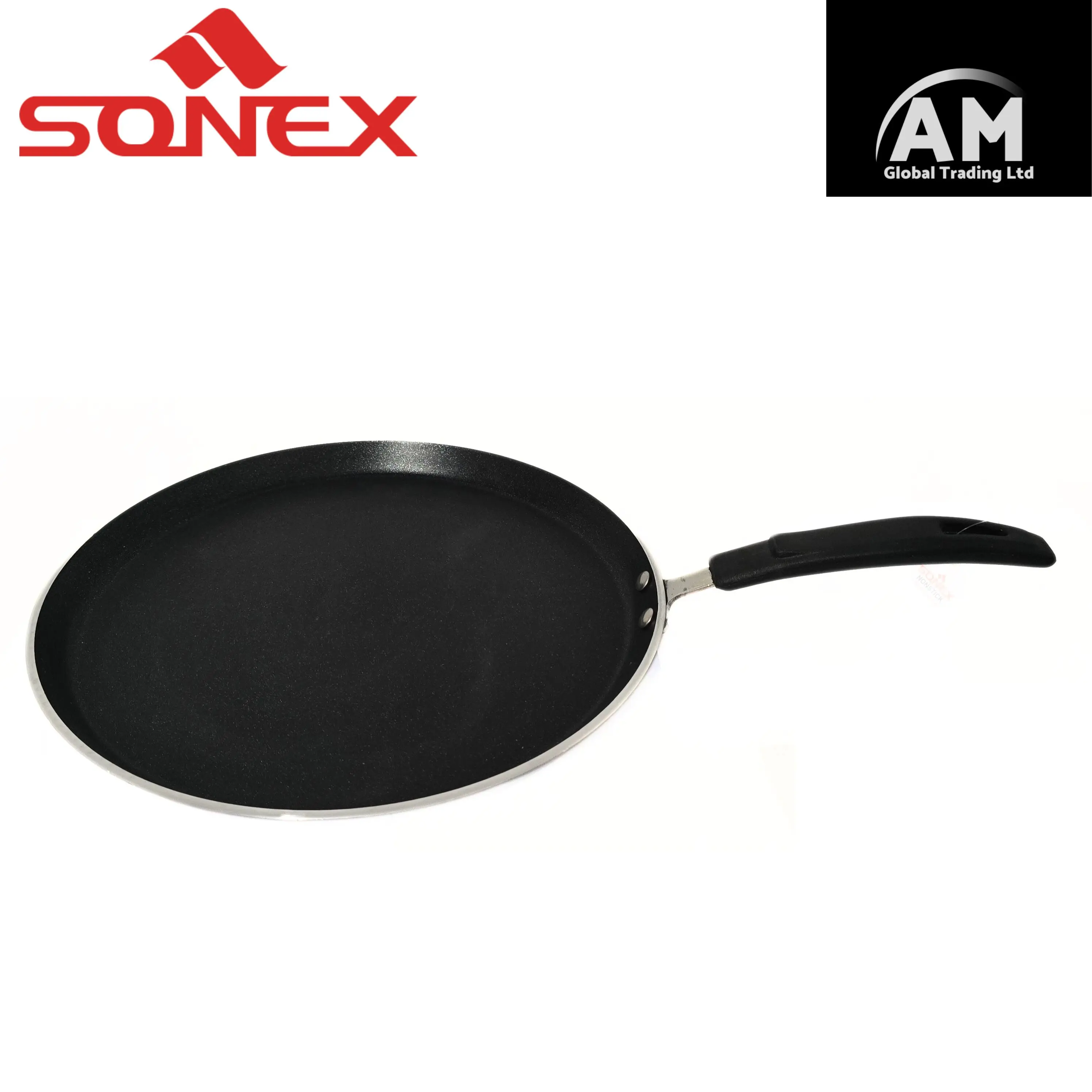32cm Non-Stick Induction Pancake Pan, Tawa Pan for Cooking Pancakes, Crepes and Eggs - Cookware Aluminium