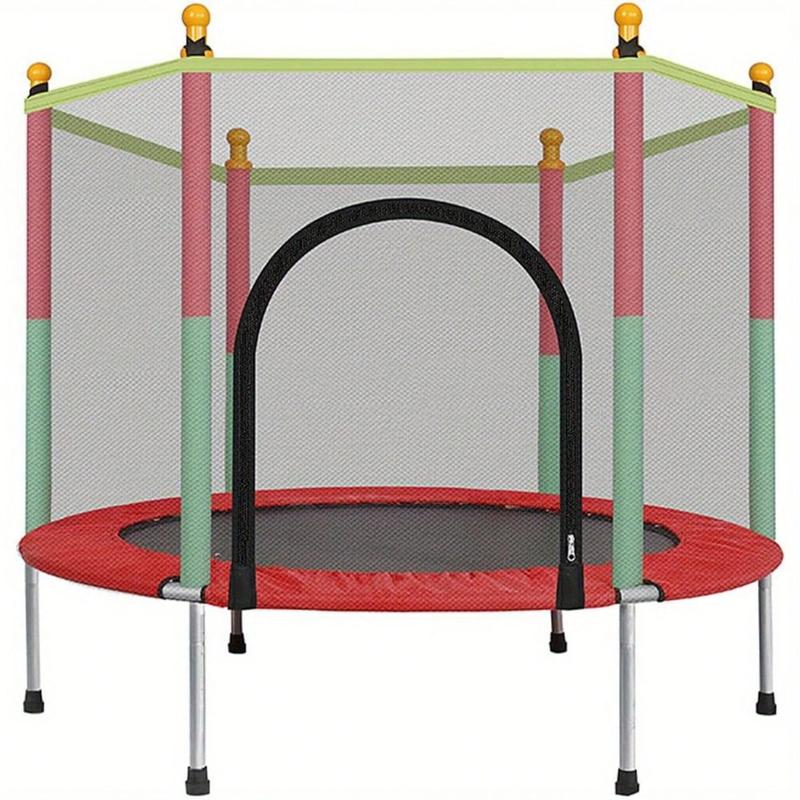 5 FT Trampoline With Safety Net Cover And Accessories Free Space Hopper For Indoor And Outdoor Use Red 5