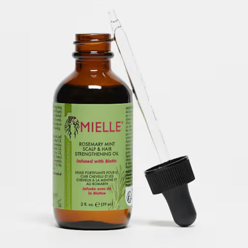Mielle Rosemary Mint Scalp & Hair Strengthening Oil, hair oil, rosemary oil hair, viral hair oil, hair oil growth, rosemary oil hair, hair oil growth thicker hair, hair oil treatments, hair care products, viral hair care Haircare Hydrate Smooth 5
