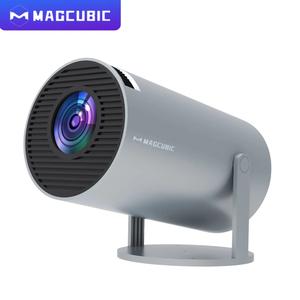 Magcubic Portable 5G Smart 4K Ultra HD LED TV Wi-Fi Bluetooth HDMI USB Android Office Home Theatre New UK Wireless with Remote magic projector movie