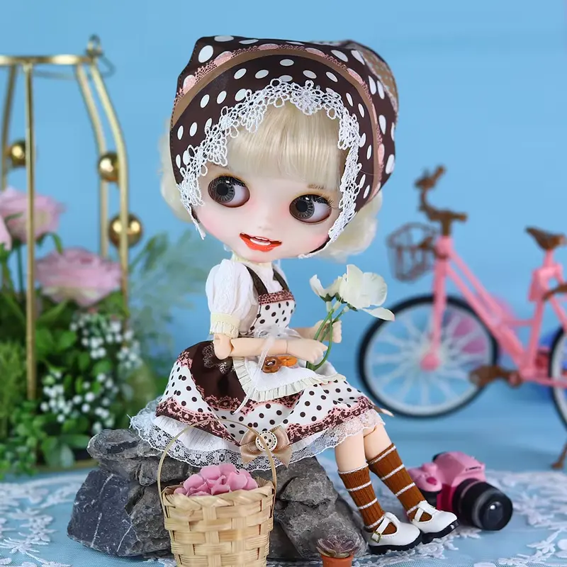 ICY DBS Blyth Doll BJD Joint Body White Skin Dopamine Girl Set 1/6 Toy 30cm Girl Gift Anime 5