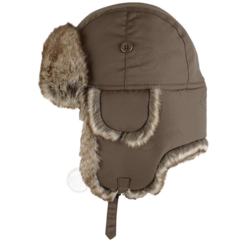 Winter Hats for Men and Women - Fashionable and Warm TASLAN USHANKA TRAPPER HAT - MID-BROWN 1