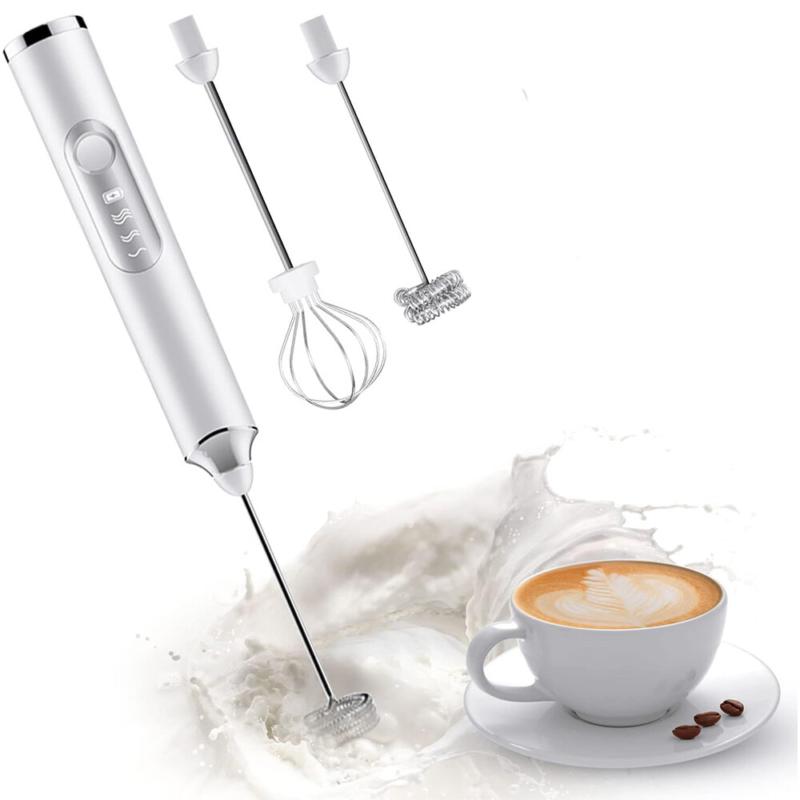 Product Introduction of ⭐[Delivery In 2-3 Days]⭐Rechargeable Electric Milk Coffee Frother Whisk Egg Beater Handheld Frappe Mixer 19
