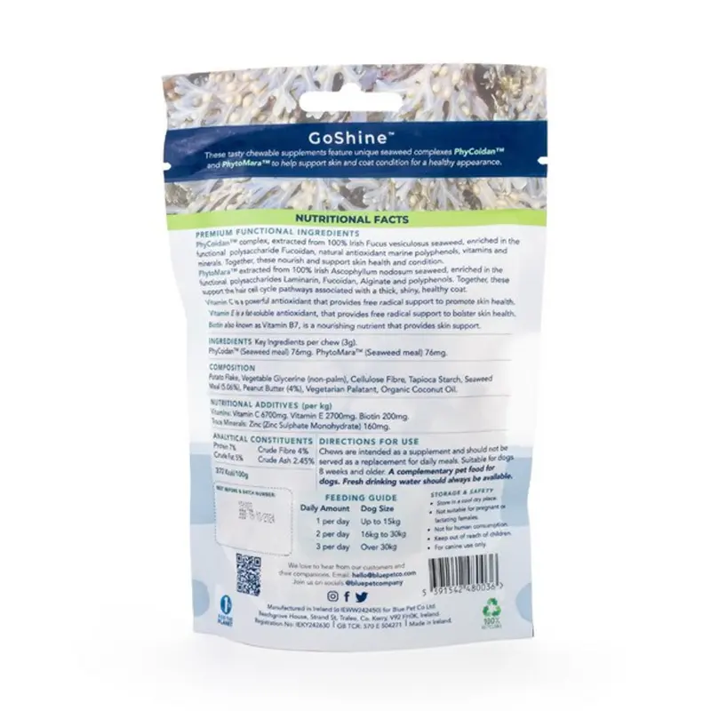 Blue Pet GoShine Skin & Coat Supplement Chicken 90g 30 pieces 1
