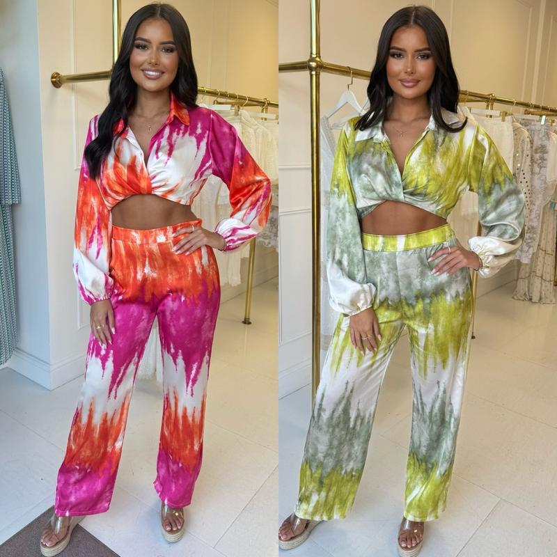 ELLATINO LDN Baylie Printed Trouser Set 0