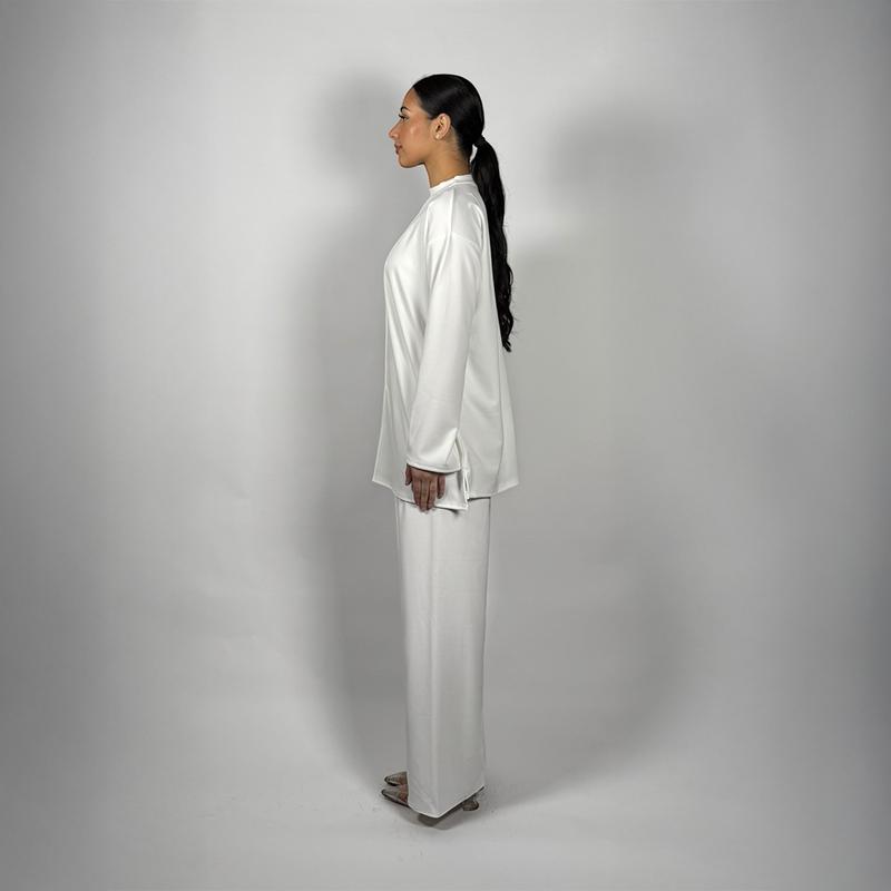 Product Introduction of kafti Ashgrove CoOrd Set - Women's Relaxed Fit Loungewear Crew Neck CoOrd Set with Trousers 23