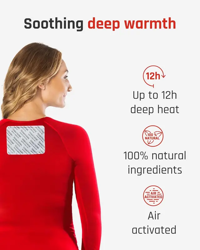 Heat Patch Back, Neck and Shoulders – 12h Soothing deep Heat, Back Warmer – Body Warmer self-Adhesive and air Activated – 10 Pieces 1
