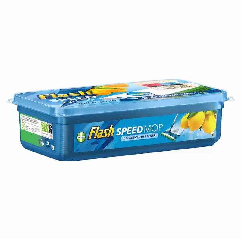 Flash Speed Mop Refill Anti Bacterial 24 Pads 1