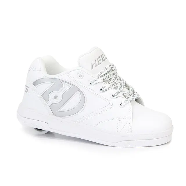 Heelys Propel boys girls shoes White Silver 0