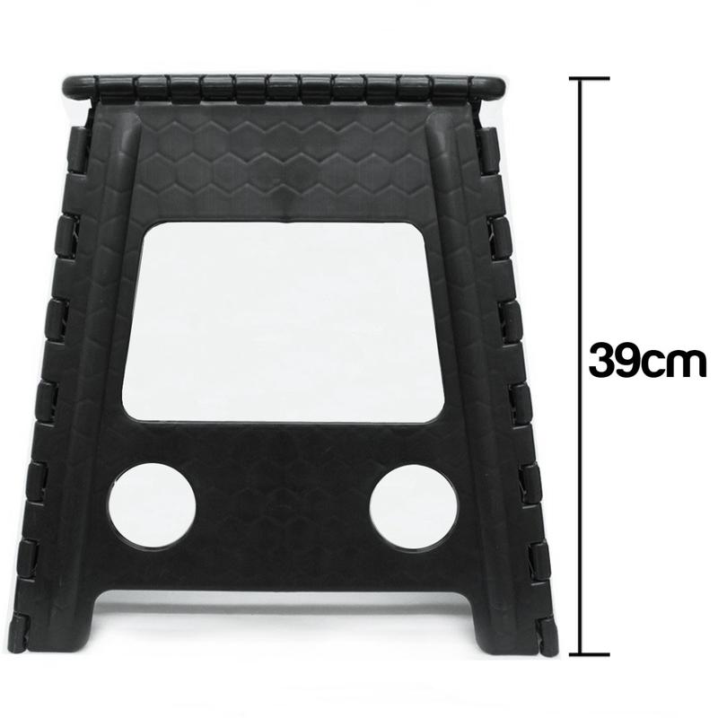 Large Folding Step Stool - Anti-Slip Surface, Carrying Handle, 100KG Weight Capacity - Ideal for Home, Garden or Painting 4