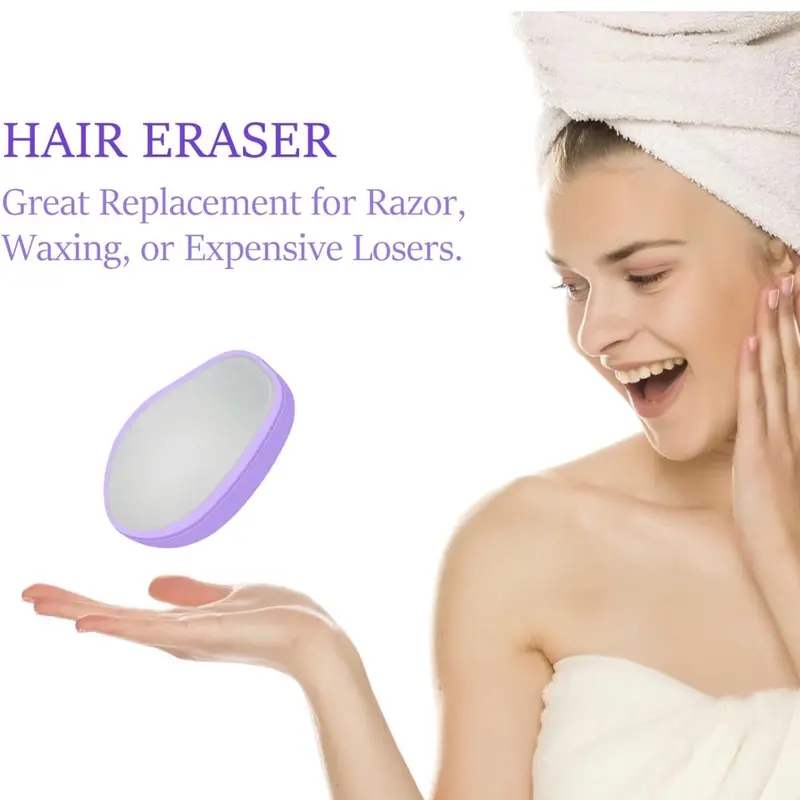 Magic Hair Eraser, Hair Removal, Reusable UPTO ‘3 YEARS’ Crystal Painless Hair Eraser for Women, Washable, Hair Remover for Arms Legs and Back 1
