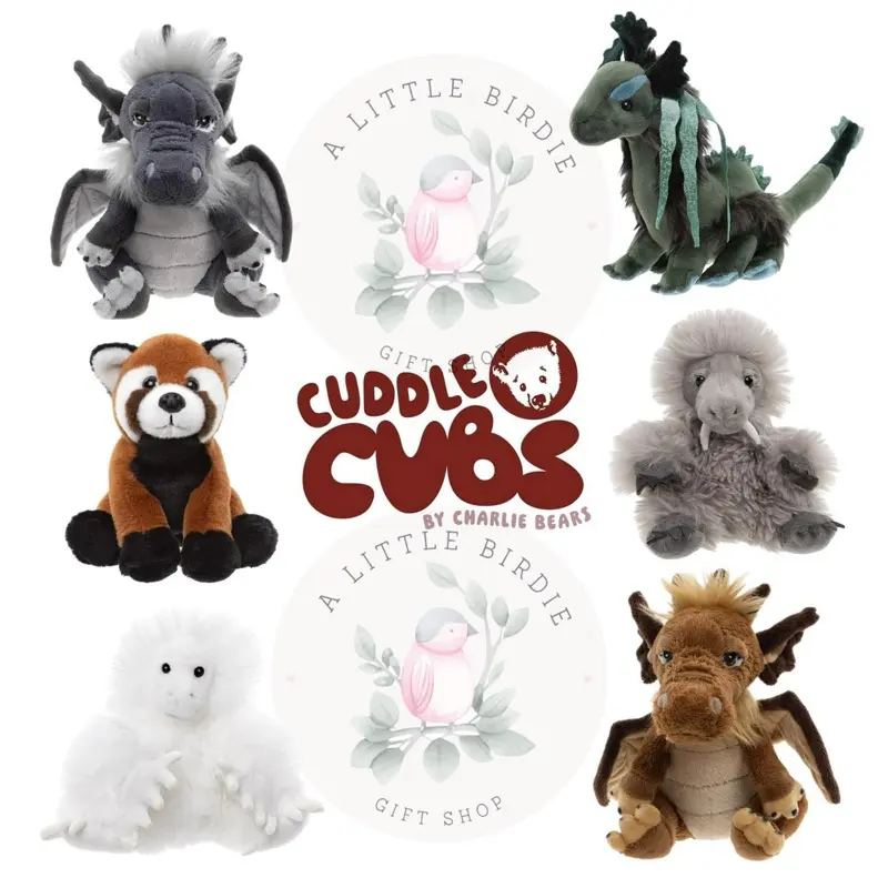 Cuddle Cubs by Charlie bears, baby animal plush soft toy