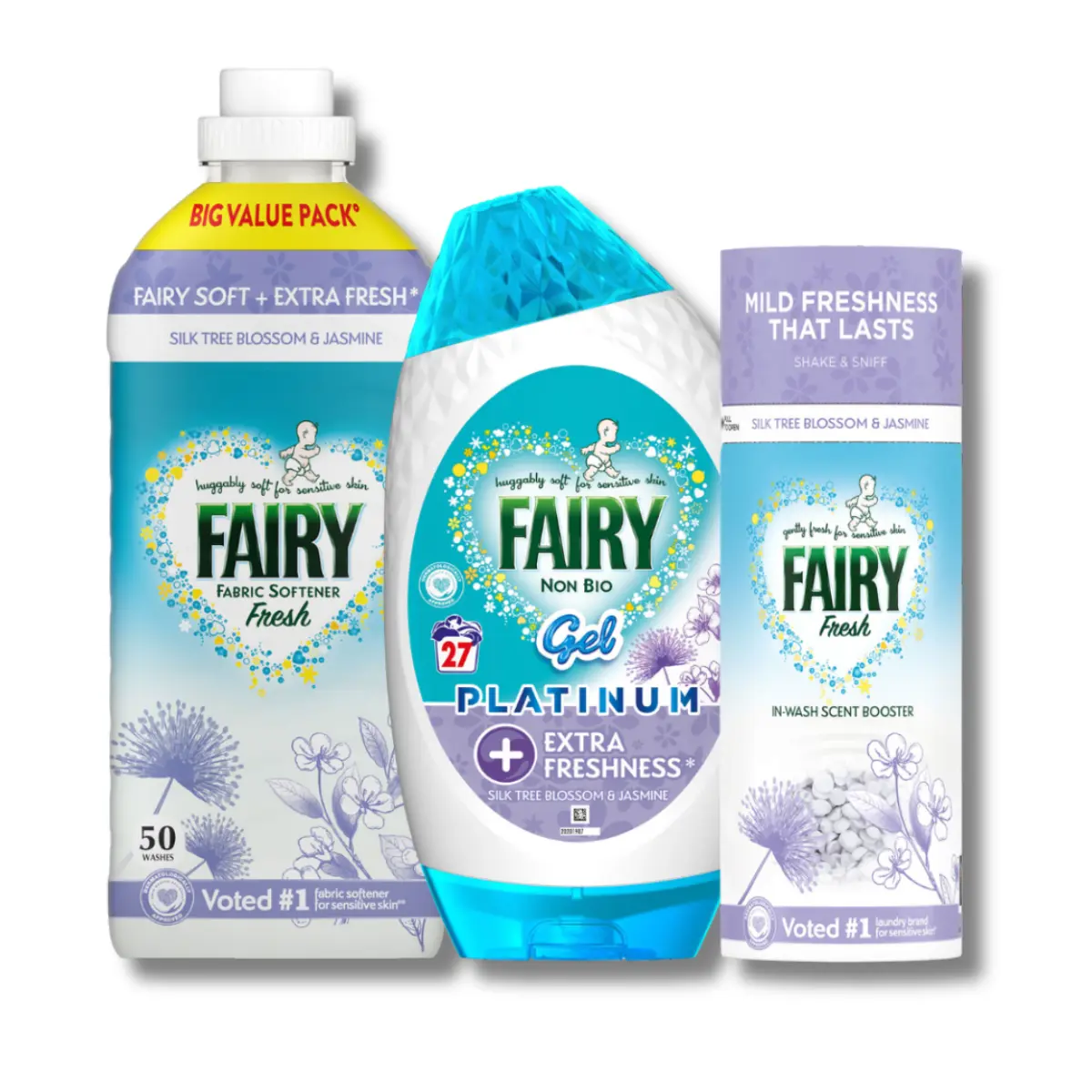 Fairy Laundry Bundle Non Bio Silk Tree Blossom & Jasmine